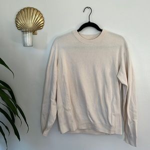 Men’s Zara cream crew neck sweater